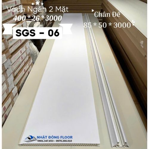 Vách Ngăn Phòng Nhựa Nano 2 Mặt Giá Rẻ SGS-06