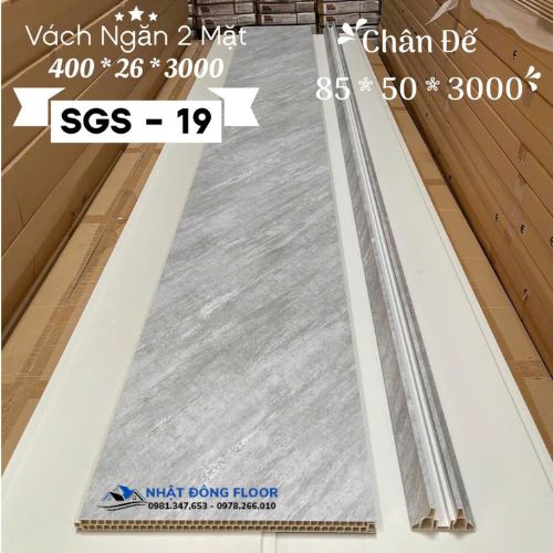 Vách Ngăn Phòng Nhựa Nano 2 Mặt Giá Rẻ SGS-19