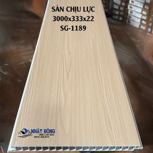 Sàn Chịu Lực SGS Tải Trọng 500Kg SG1189  Vàng Sồi 