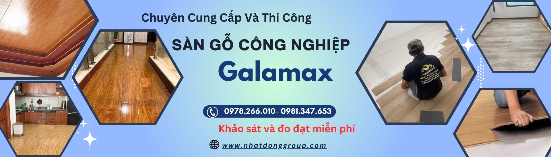 Sàn Gỗ Công Nghiệp Galamax Tại Hồ Chí Minh,Long An , Bình Dương, Đồng Nai