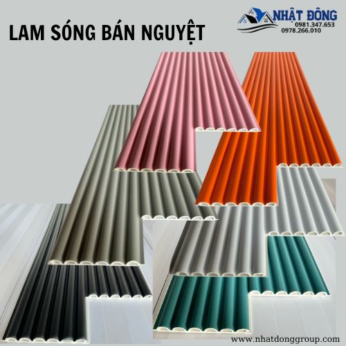 Các Loại Màu Của Lam Sóng Bán Nguyệt Tròn Hiện Nay