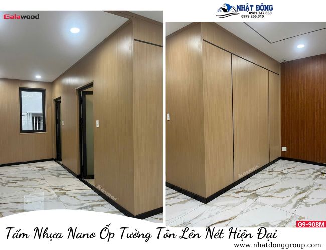 Tấm Ốp Nano Galawood Giúp Không Gian Thêm Sang Trọng