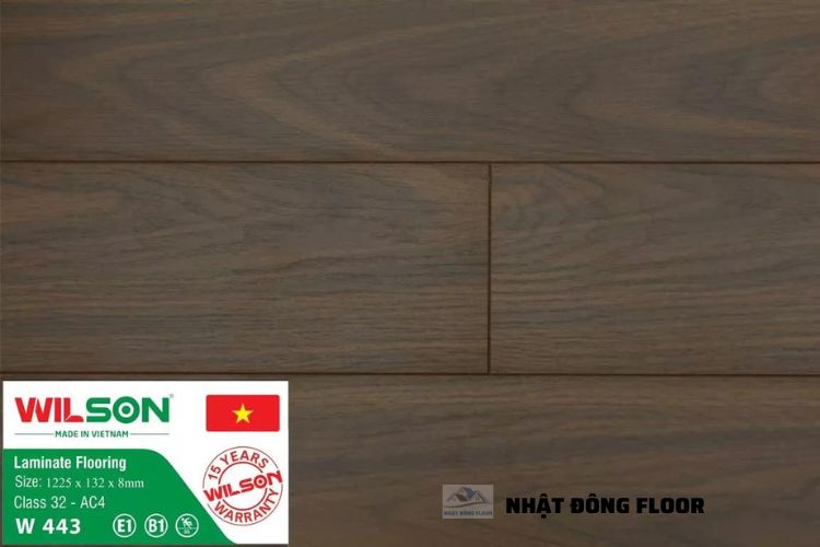  Sàn Gỗ Công Nghiệp Wilson W443 An Toàn Cho Người Dùng