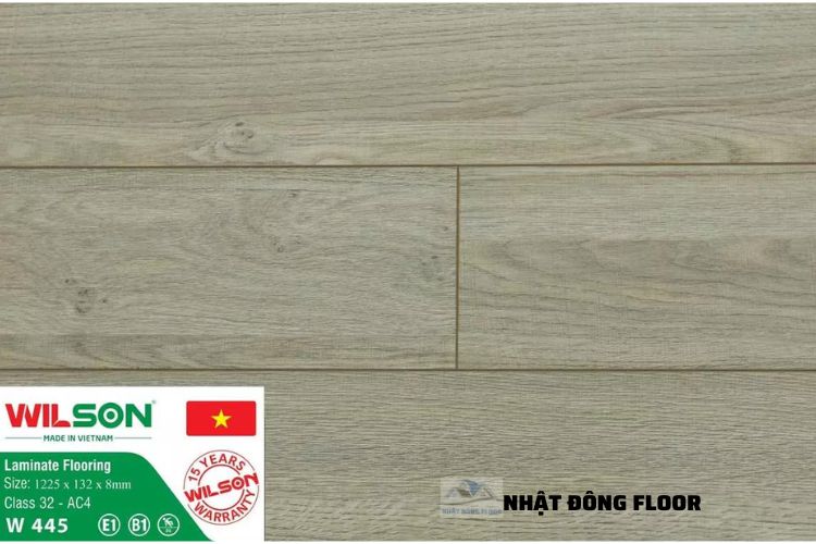  Sàn Gỗ Công Nghiệp Wilson W445 An Toàn Cho Người Dùng