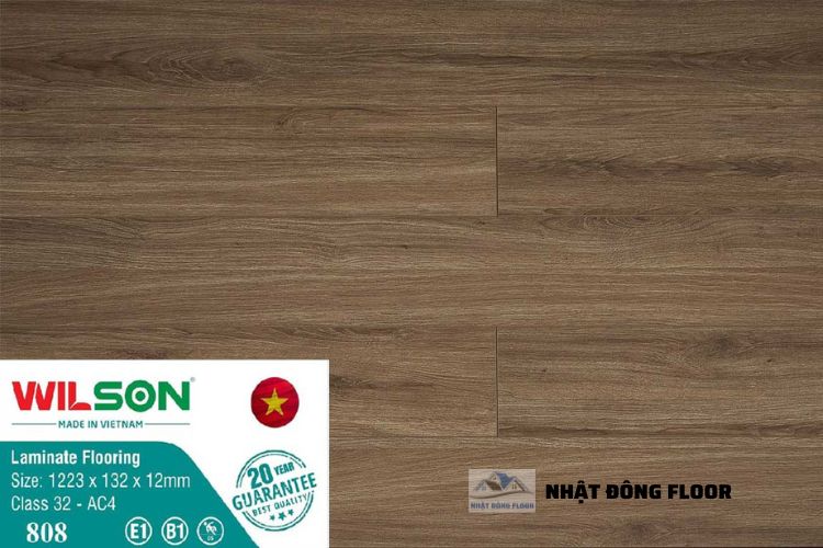 Sàn Gỗ Công Nghiệp Wilson 808 Phù Hợp Với Khí Hậu Việt Nam