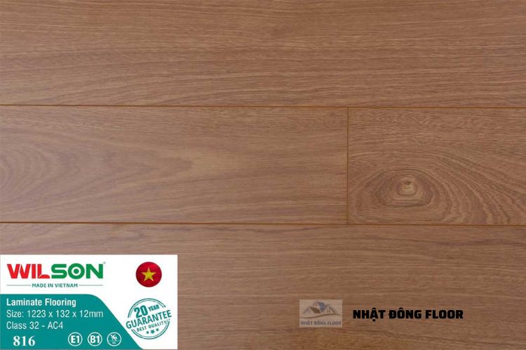  Sàn Gỗ Công Nghiệp Wilson 816 An Toàn Cho Người Dùng