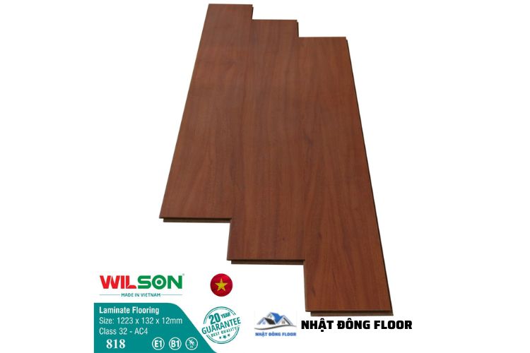 Sàn Gỗ Công Nghiệp Wilson 818 Phù Hợp Với Khí Hậu Việt Nam