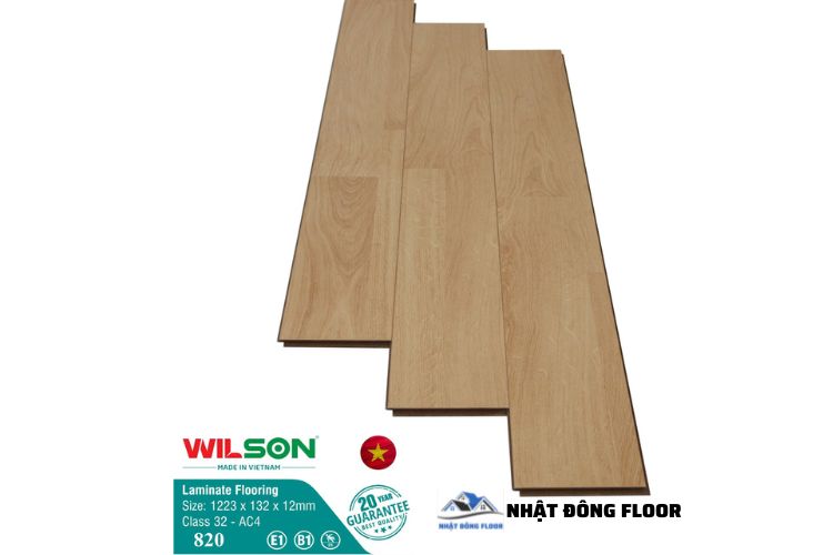 Sàn Gỗ Công Nghiệp Wilson 820 Phù Hợp Với Khí Hậu Việt Nam