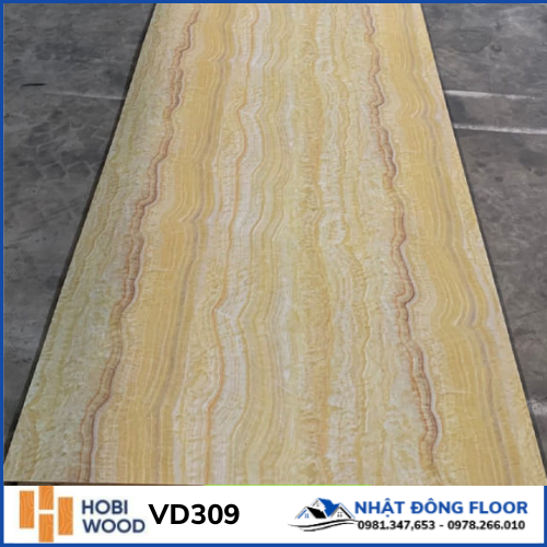 Tấm Ốp PVC Giả Đá Hobiwood VD309 Chống Thấm Nước Tốt, Không Phai Màu