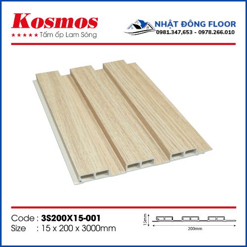 Tấm Ốp Lam 3 Sóng Kosmos 3S200X15-001 Có Giá Thành Tương Thích