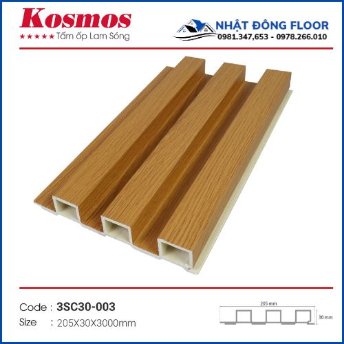 Tấm Ốp Tường Lam 3 Sóng Cao Kosmos 3SC30-003