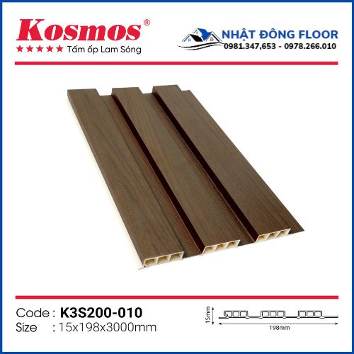 Tấm Ốp Lam 3 Sóng Kosmos K3S200-010 Có Giá Thành Tương Thích