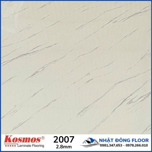 Tấm Ốp Tường PVC  Kosmos 2007 Có Họa Tiết Giả Vân Đá Gam Màu Vàng Nhạt
