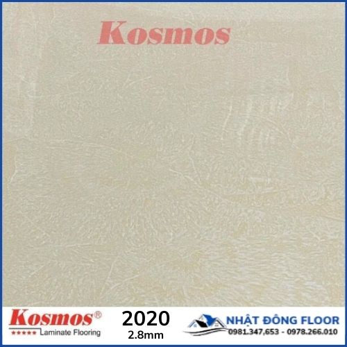 Tấm Ốp Tường PVC  Kosmos 2020 Có Gam Màu Vàng Nhạt Và Họa Tiết Giả Vân Đá