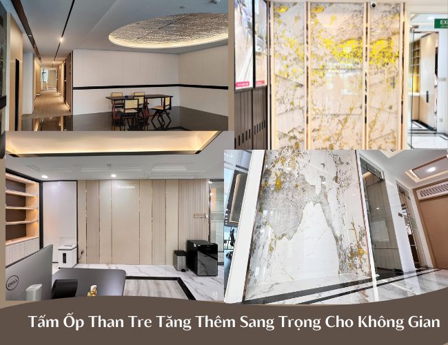 Tấm Ốp Than Tre Tăng Thêm Sự Sang Trọng Cho Không Gian