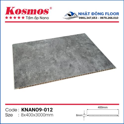 Tấm Nhựa Ốp Tường-Ốp Trần Nano Kosmos 8mm KNano9-012