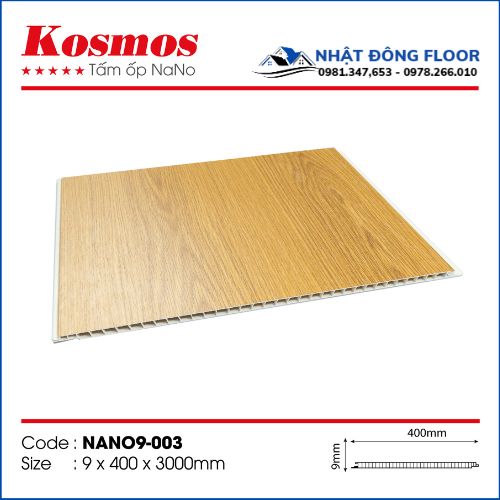 Tấm Nhựa Ốp Tường-Ốp Trần Nano Kosmos 9mm Nano9-003