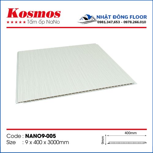 Tấm Nhựa Ốp Tường-Ốp Trần Nano Kosmos 9mm Nano9-005
