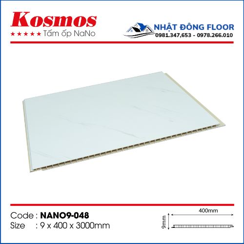 Tấm Nhựa Ốp Tường-Ốp Trần Nano Kosmos 9mm Nano9-048