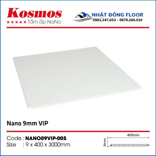 Tấm Nhựa Ốp Tường-Ốp Trần Nano Kosmos 9mm Nano9Vip-005