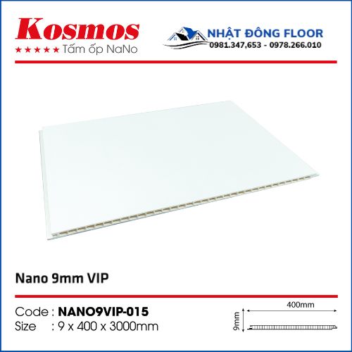 Tấm Nhựa Ốp Tường-Ốp Trần Nano Kosmos 9mm Nano9Vip-015