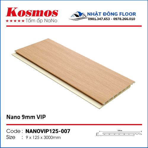 Tấm Nhựa Ốp Tường-Ốp Trần Nano Kosmos 9mm Nanovip125-007
