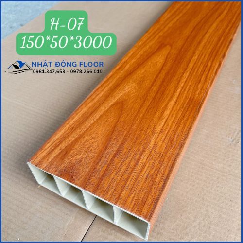 Thanh Lam Nhựa Giả Gỗ Kích Thước 150x50mm