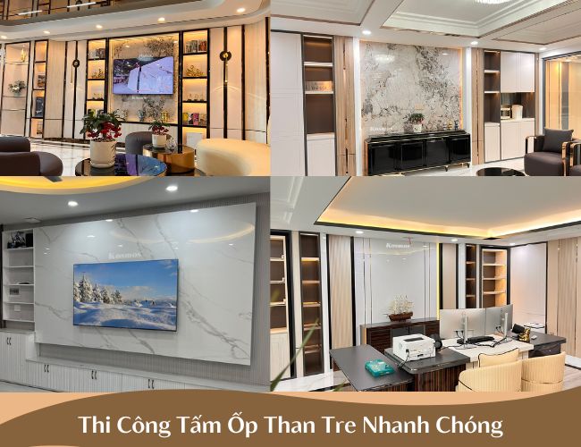 Nhật Đông Floor Thi Công Tấm Ốp Than Tre Nhanh Chóng Tiện Lợi