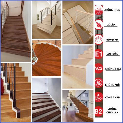Lắp Đặt Bậc Cầu Thang Nhưa Giả Gỗ Nhanh Và Tiết Kiệm Chi Phí