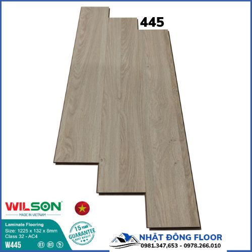 Sàn Gỗ Công Nghiệp WILSON W445 Dày 8mm