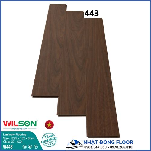 Sàn Gỗ Công Nghiệp WILSON W443 Dày 8mm