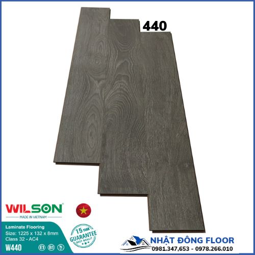 Sàn Gỗ Công Nghiệp WILSON W440 Dày 8mm