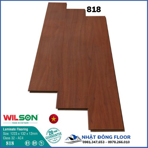 Sàn Gỗ Công Nghiệp WILSON 818 Dày 12mm