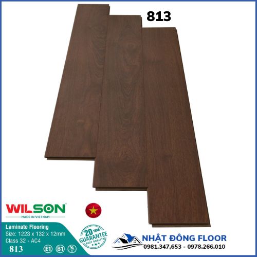 Sàn Gỗ Công Nghiệp WILSON 813 Dày 12mm