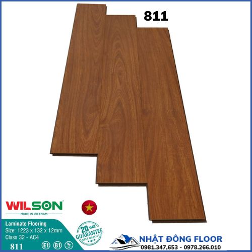 Sàn Gỗ Công Nghiệp WILSON 811 Dày 12mm