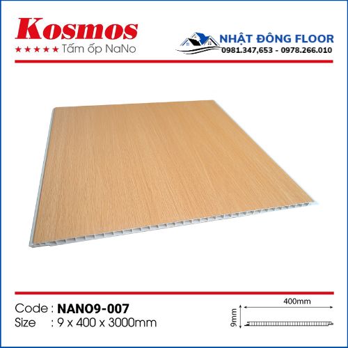 Tấm Nhựa Ốp Tường-Ốp Trần Nano Kosmos 9mm Nano9-007