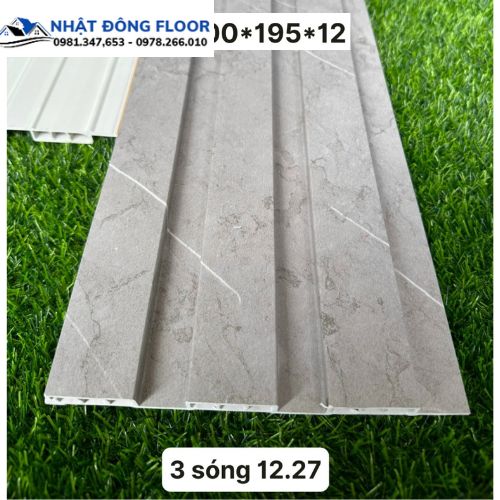 Các Loại Tấm Nhựa Ốp Tường Lam 3 Sóng 2900 x 195 x 12 mm