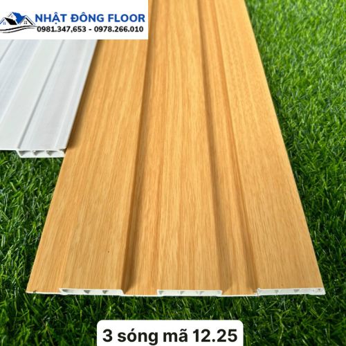 Các Loại Tấm Nhựa Ốp Tường Lam 3 Sóng 2900 x 195 x 12 mm