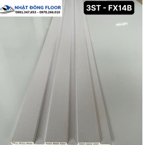 Các Loại Tấm Nhựa Ốp Tường Lam 3 Sóng 2900 x 195 x 14 mm