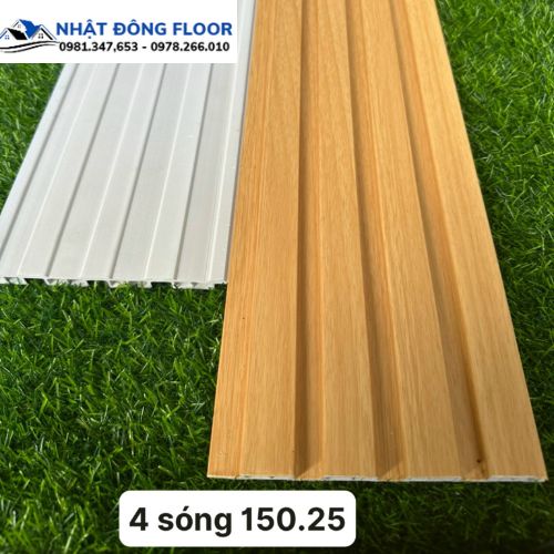 Các Loại Tấm Nhựa Ốp Tường Lam 4 Sóng 2900 x 150 x 12 mm