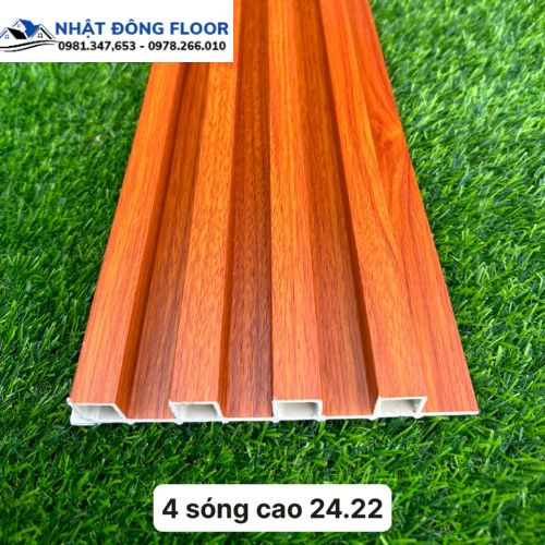 Các Loại Tấm Nhựa Ốp Tường Lam 4 Sóng Cao 2900 x 160 x 24 mm