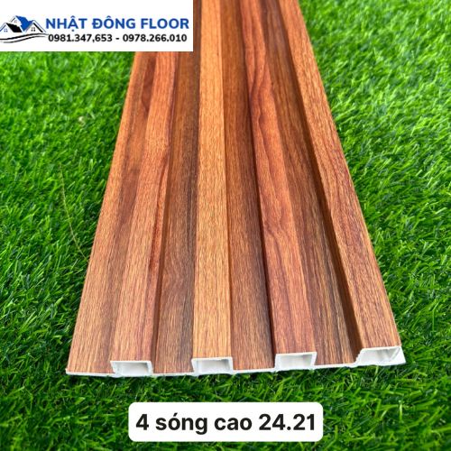 Các Loại Tấm Nhựa Ốp Tường Lam 4 Sóng Cao 2900 x 160 x 24 mm