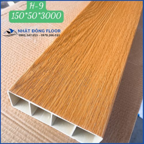 Các Loại Thanh Lam Hộp Nhựa Giả Gỗ Giá Rẻ 150x50mm