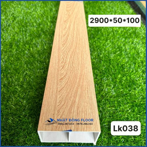 Các Loại Thanh Lam Hộp Nhựa Giả Gỗ Giá Rẻ 100x50mm