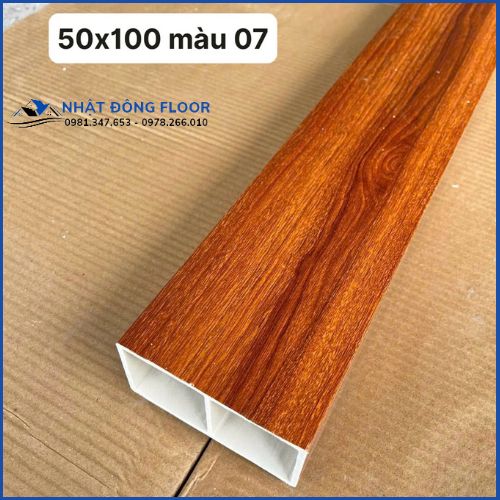 Các Loại Thanh Lam Hộp Nhựa Giả Gỗ Giá Rẻ 100x50mm