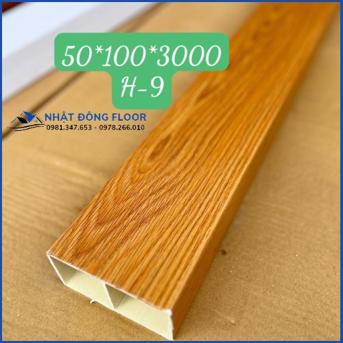 Các Loại Thanh Lam Hộp Nhựa Giả Gỗ Giá Rẻ 100x50mm