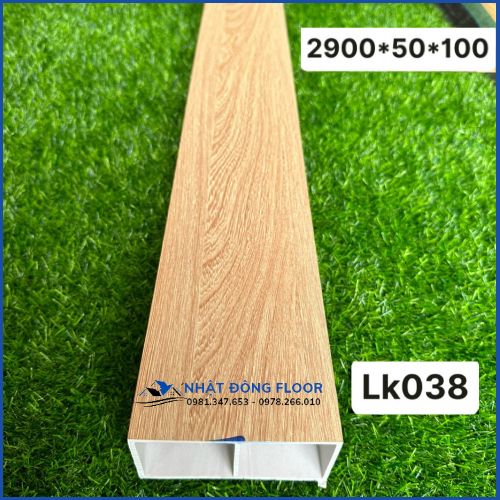 Các Loại Thanh Lam Hộp Nhựa Giả Gỗ Giá Rẻ 100x50mm