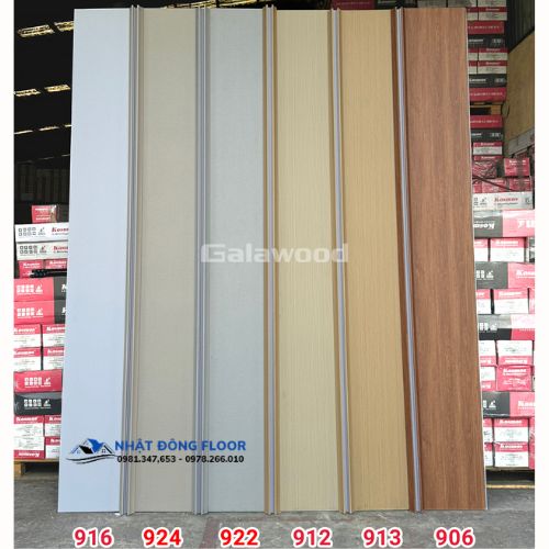 Vách Ngăn Phòng Nhựa Giả Gỗ 2 Mặt Galawood VN-913