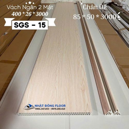 Vách Ngăn Phòng Nhựa Nano 2 Mặt Giá Rẻ SGS-19