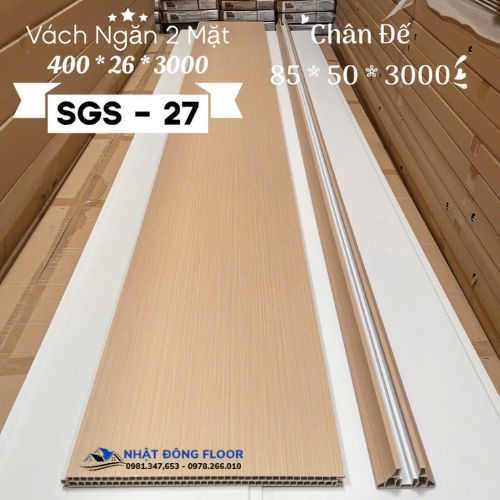 Vách Ngăn Phòng Nhựa Nano 2 Mặt Giá Rẻ SGS-19